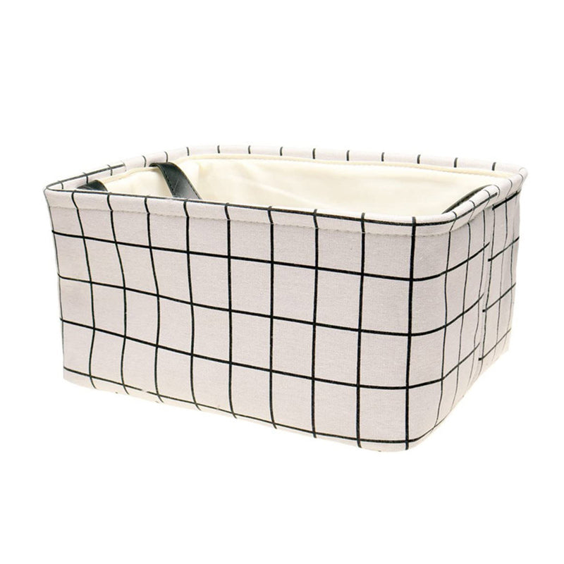 Canvas materials homeware storage basket