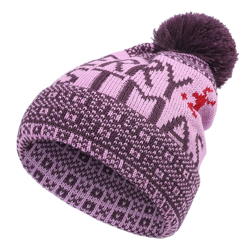 Wool knitted hat