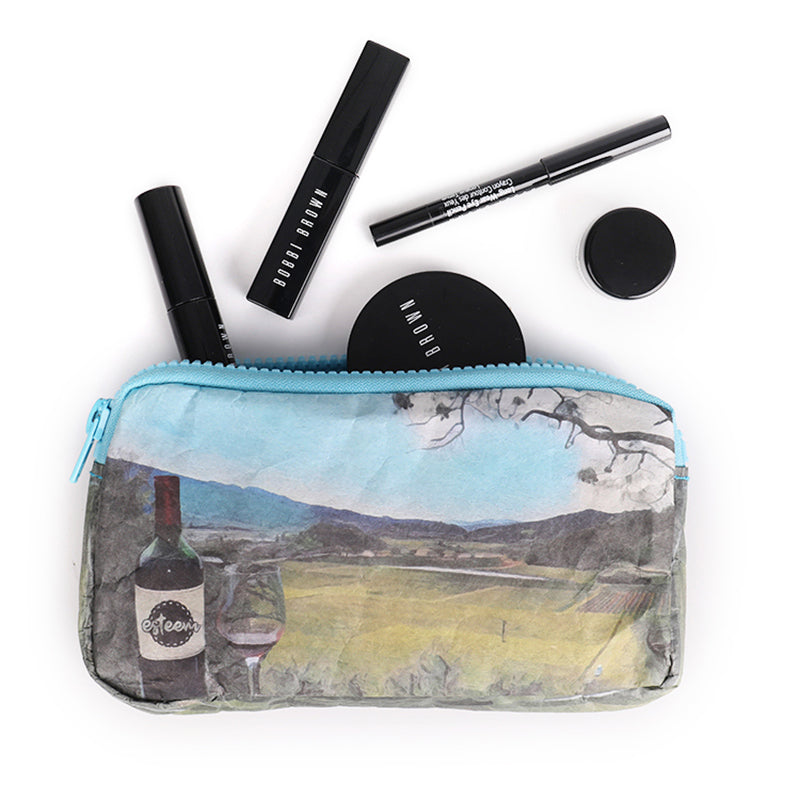 Women makeup bag tyvek paper cosmetic bag