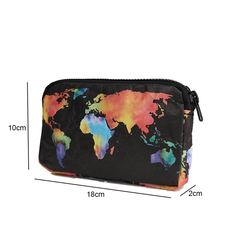 Women makeup bag tyvek paper cosmetic bag