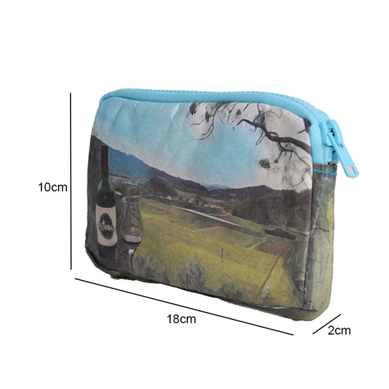 Women makeup bag tyvek paper cosmetic bag