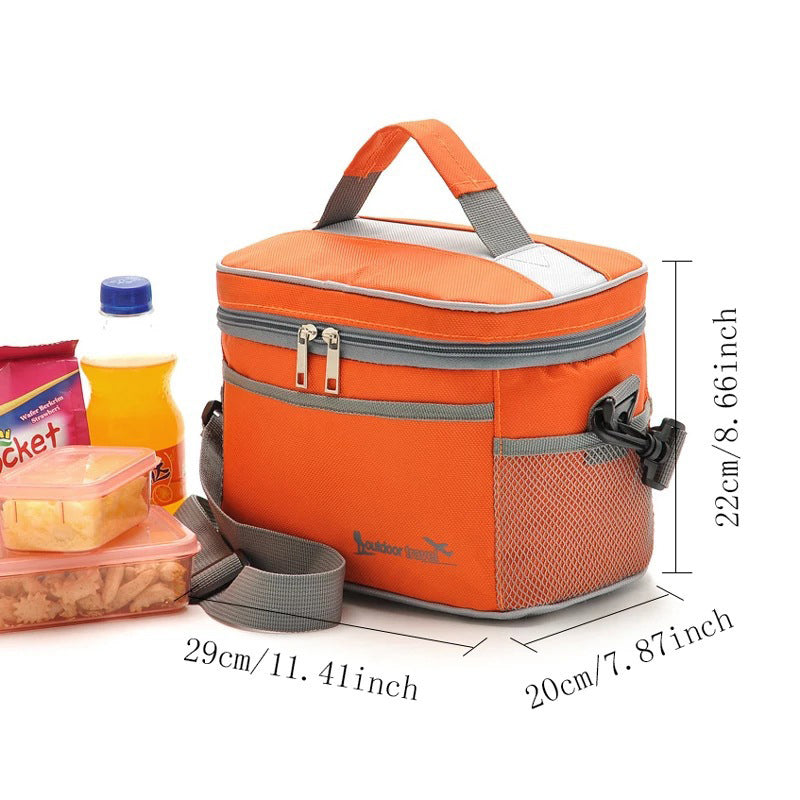 Orange color waterproof insulated bags