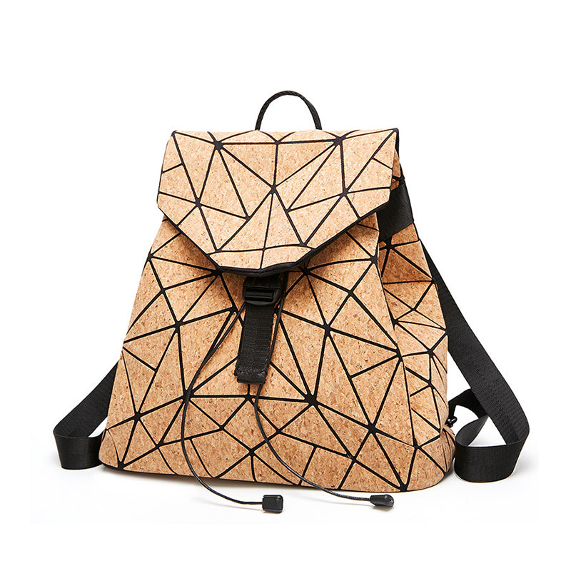 Cork materials backpack for teenagers