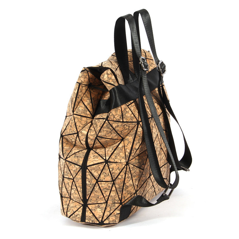 Cork materials backpack for teenagers