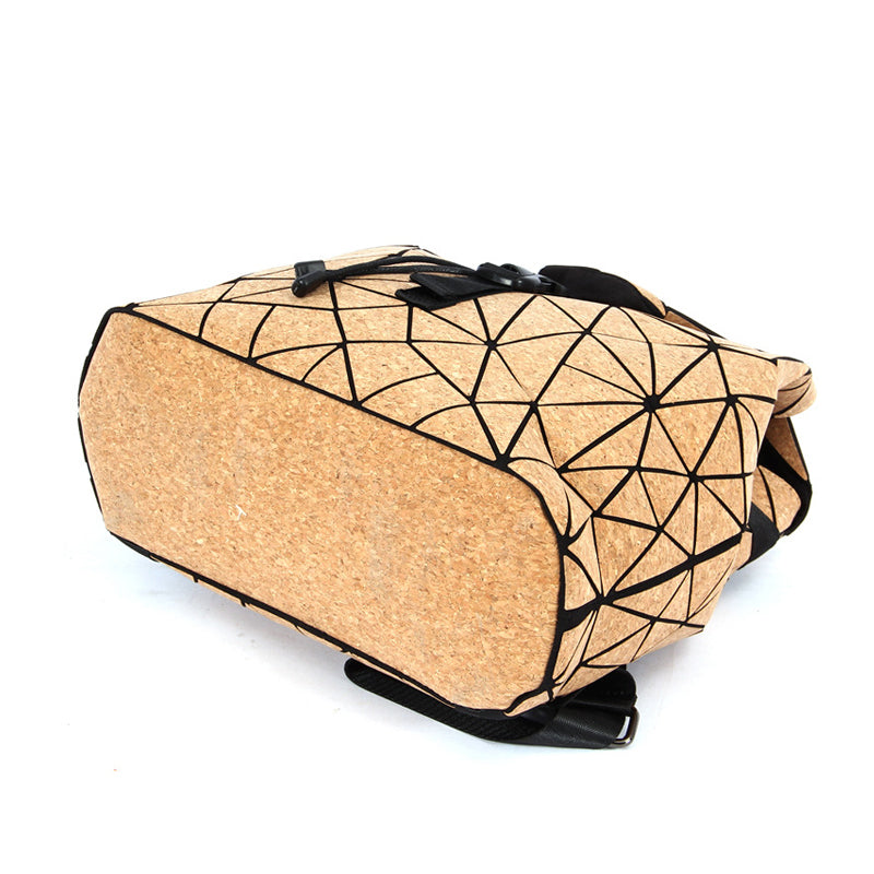 Cork materials backpack for teenagers