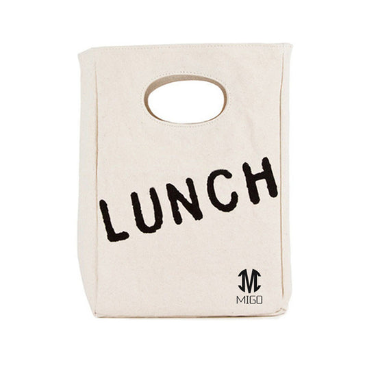 Canvas materials camping lunch bags