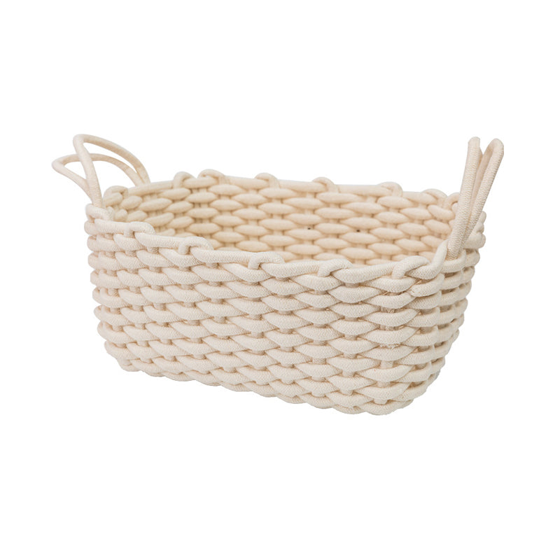 Cotton rope storage basket