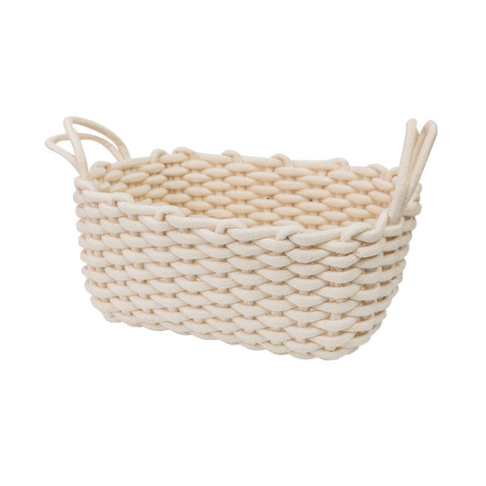 Cotton rope storage basket