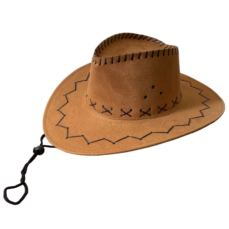 Western American Leather Mexico Cowboy Hat