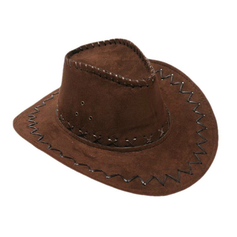 Western American Leather Mexico Cowboy Hat