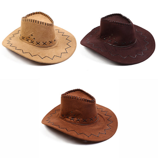 Western American Leather Mexico Cowboy Hat