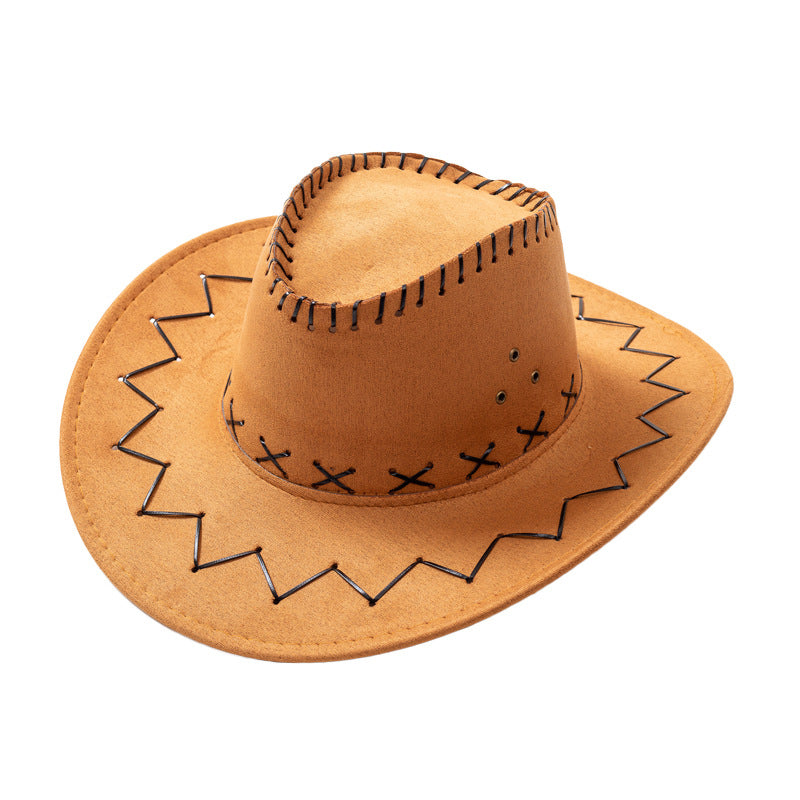 Western American Leather Mexico Cowboy Hat