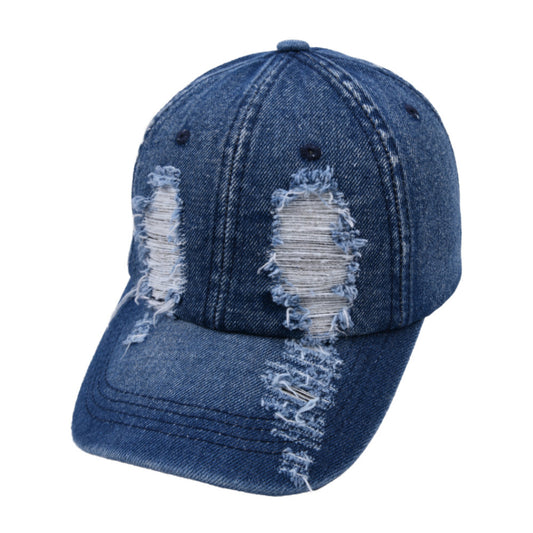 Denim materials baseball caps