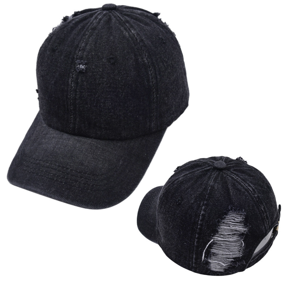 Denim materials baseball caps