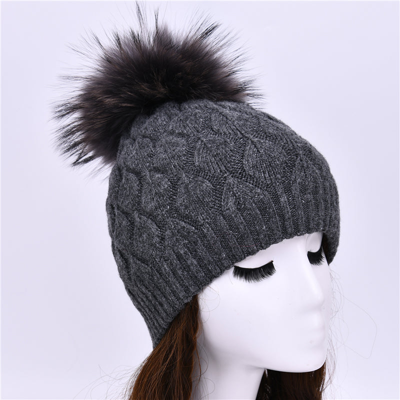 Fashion style lady knitted hats