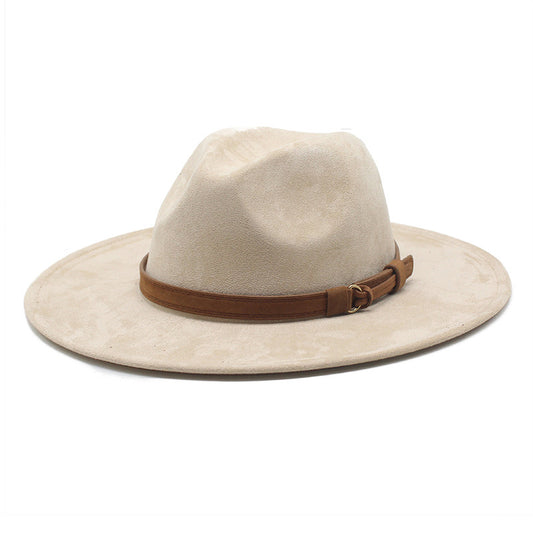 Fashion style cowboy hats with leather belt