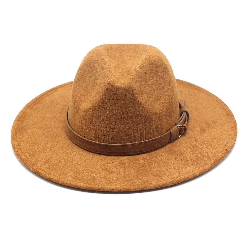 Fashion style cowboy hats with leather belt