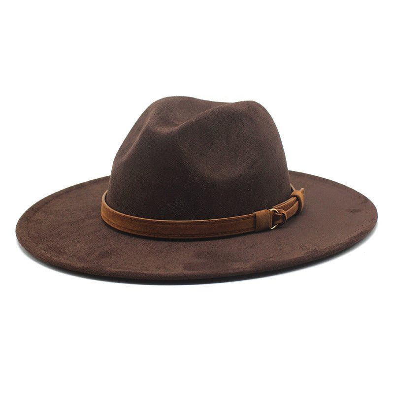 Fashion style cowboy hats with leather belt