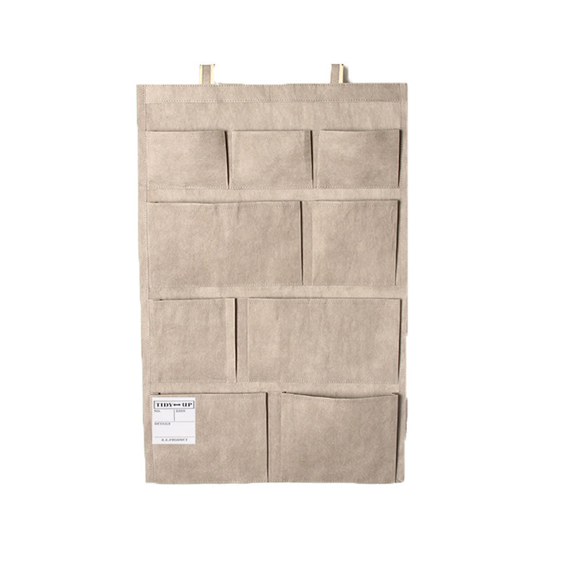 Washable kraft paper storage hanging bags