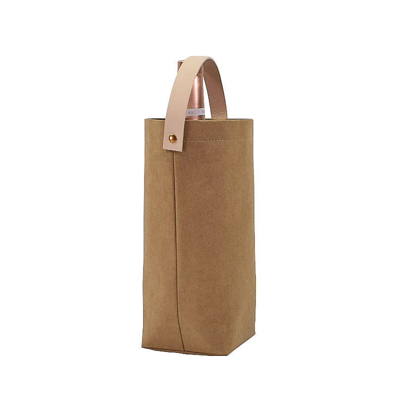 Wine package bag kraft paper storage bag