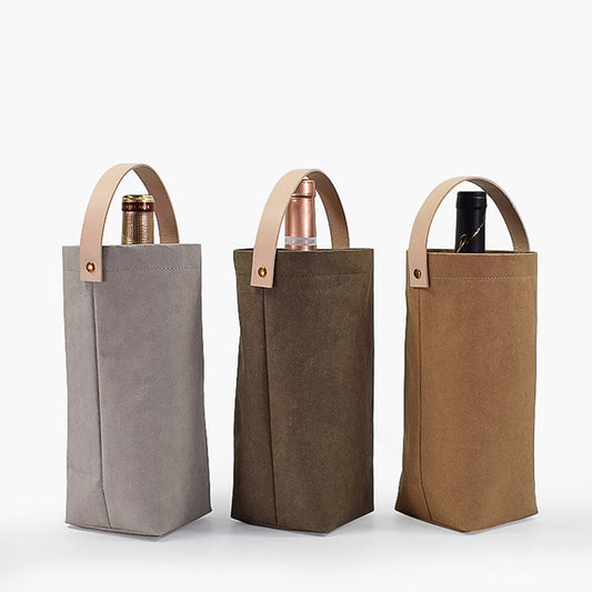 Wine package bag kraft paper storage bag