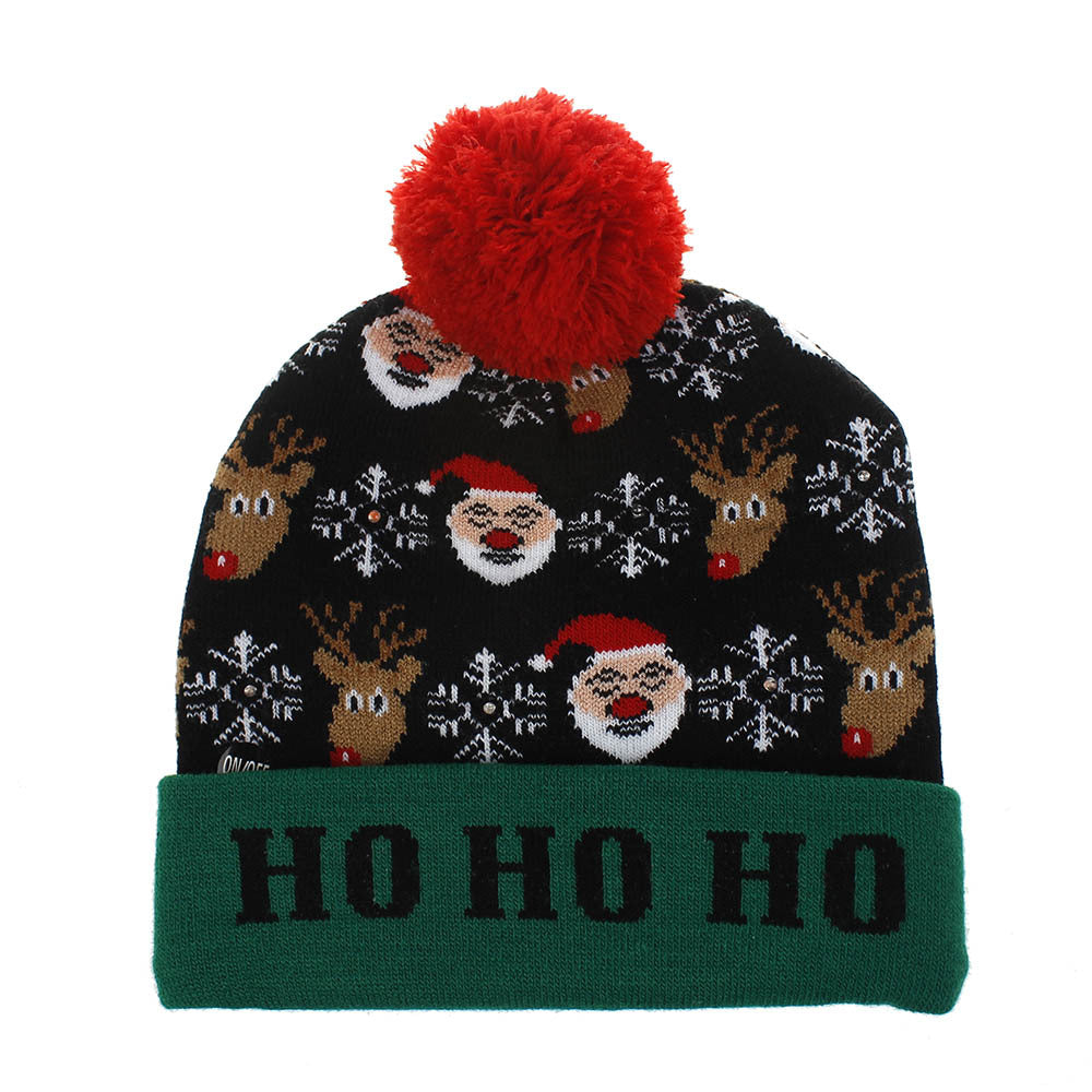 Wool christmas knitted hats