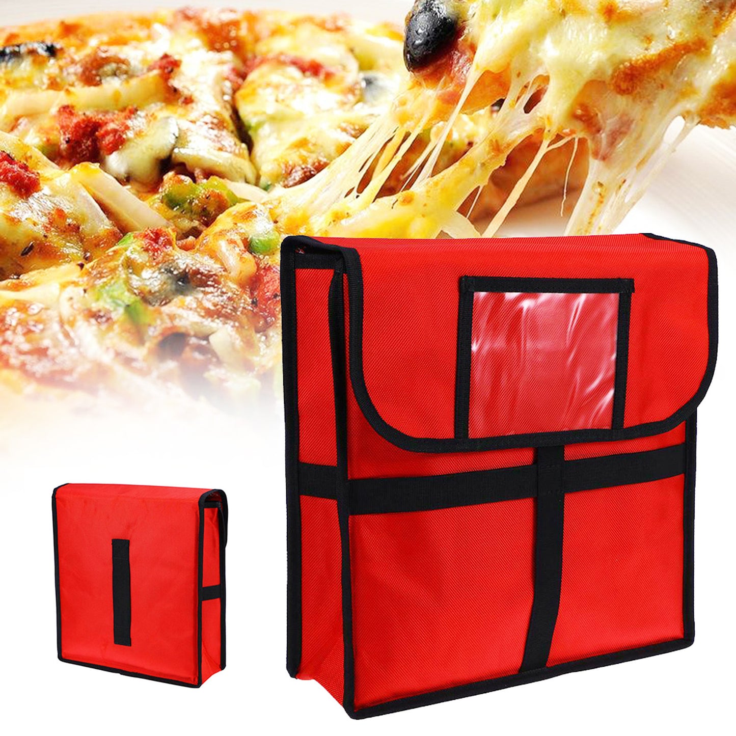 Outdoor delivery bag for pizza package