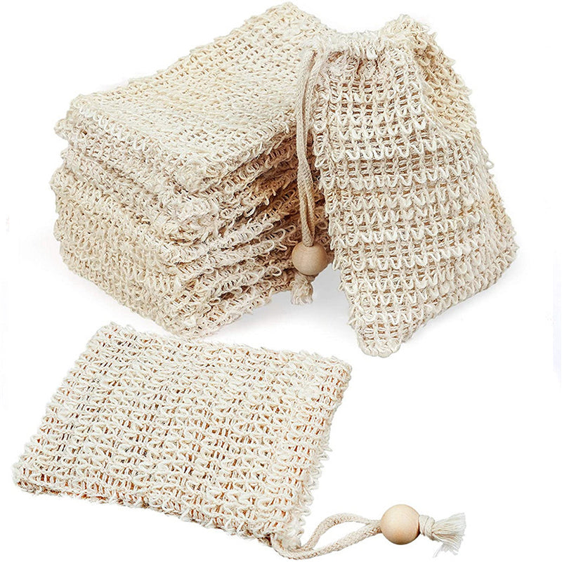 Customized brand mesh package bags for soap