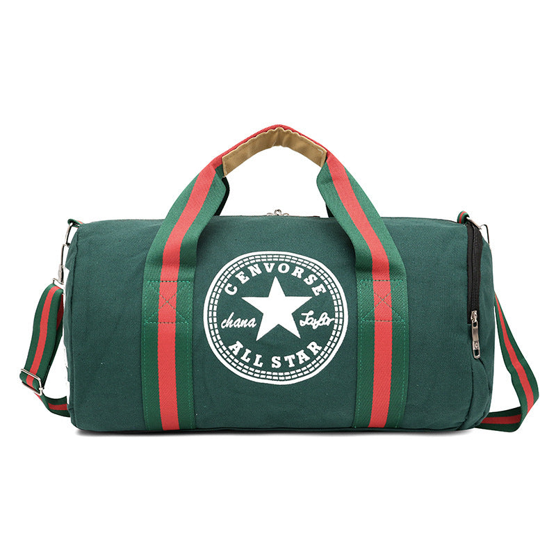 Outdoor sport gym bags with canvas materials