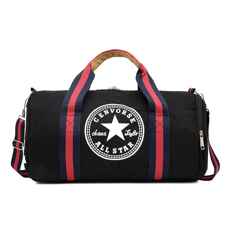 Outdoor sport gym bags with canvas materials