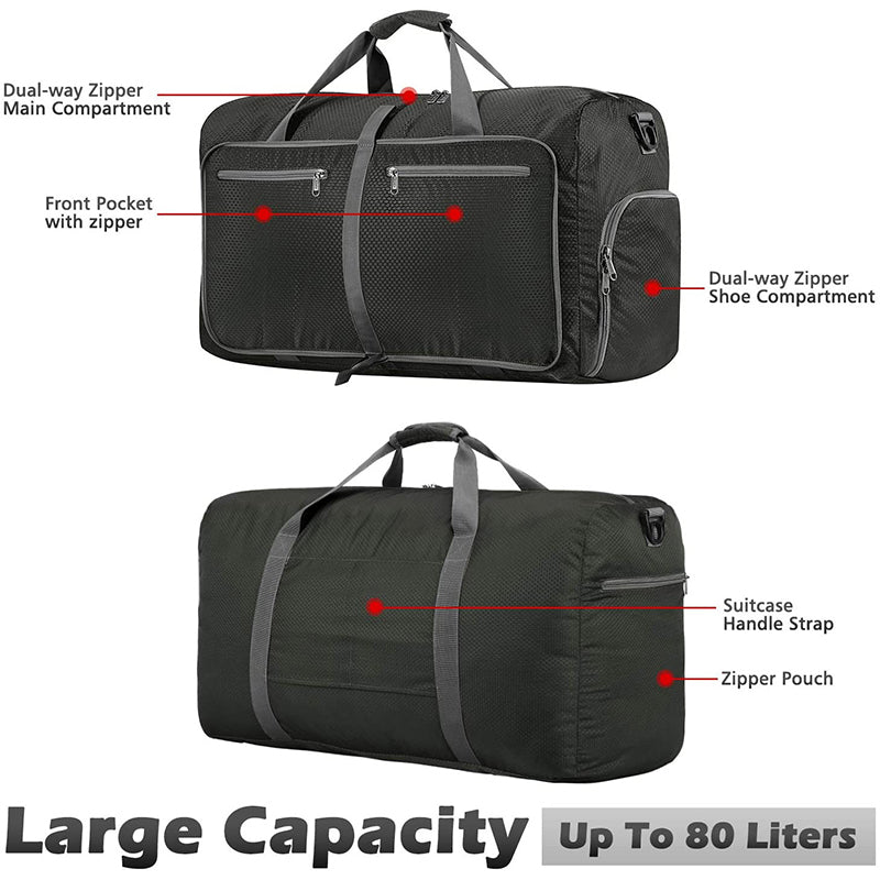 Waterproof oxford foldable large capacity travel bags