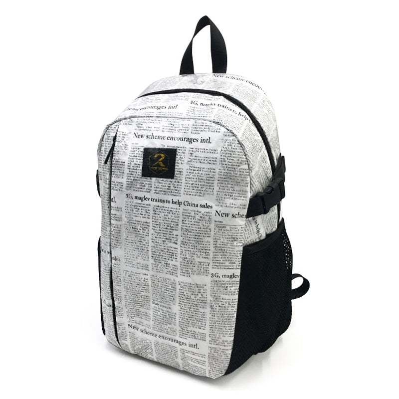 Customized pattern paper backpack