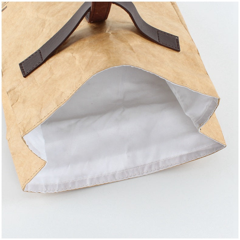 Tyvek paper insulated lunch bag