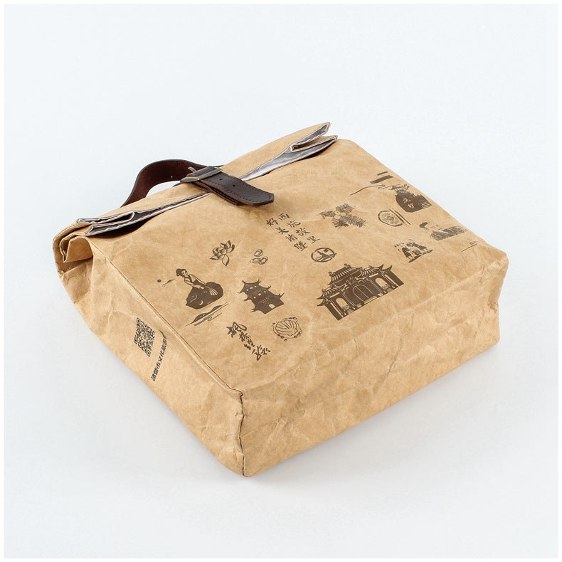 Tyvek paper insulated lunch bag