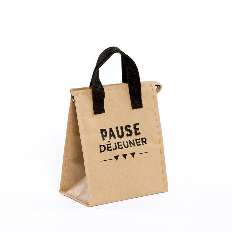 Kraft paper cooler bags insulated bags