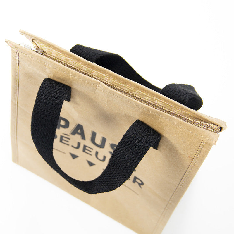 Kraft paper cooler bags insulated bags