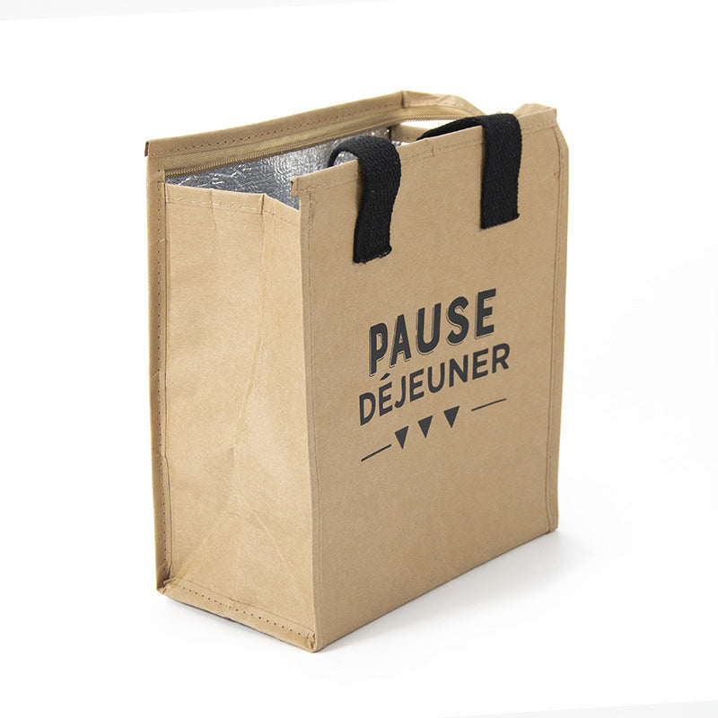 Kraft paper cooler bags insulated bags