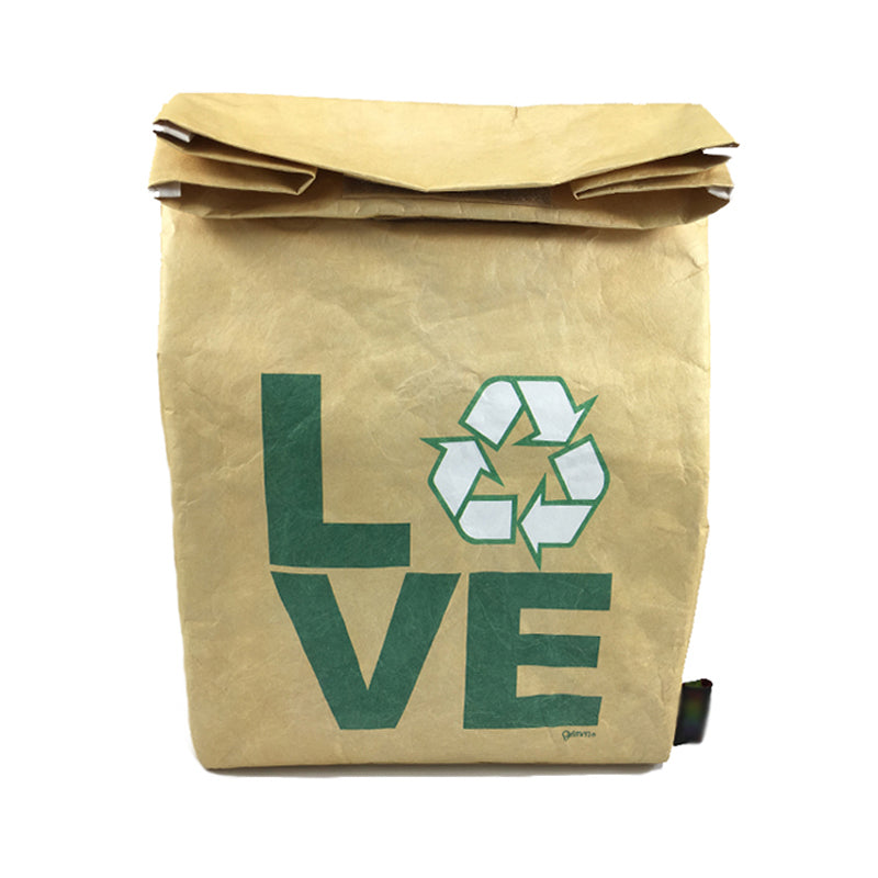 Recycling Tyvek Paper Lunch Bag