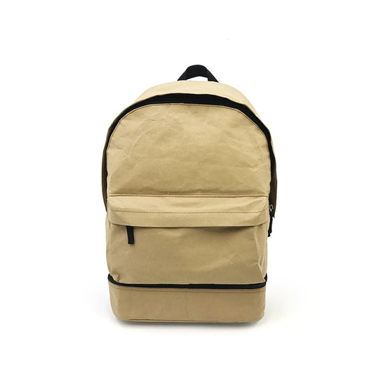 Kraft paper backpack with cooler bags design