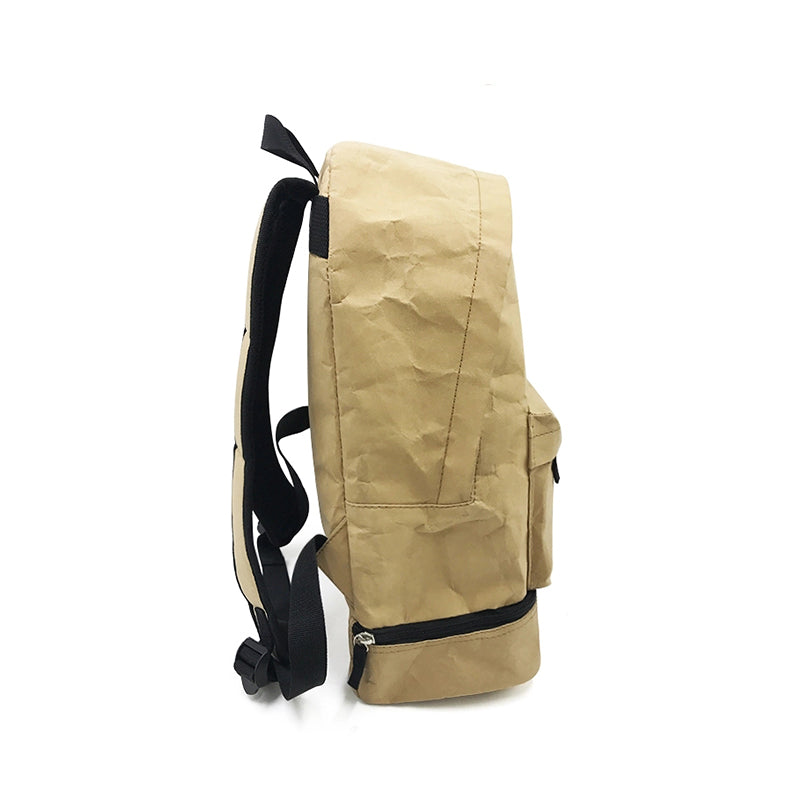 Kraft paper backpack with cooler bags design