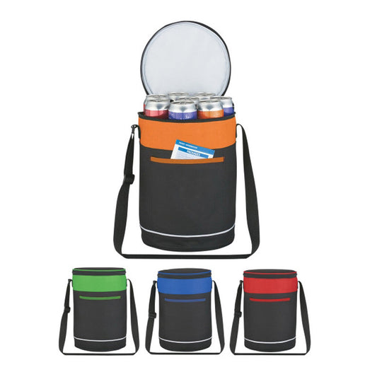 Round type cans package cooler bags