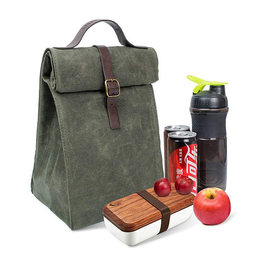 Canvas material travel lunch bags