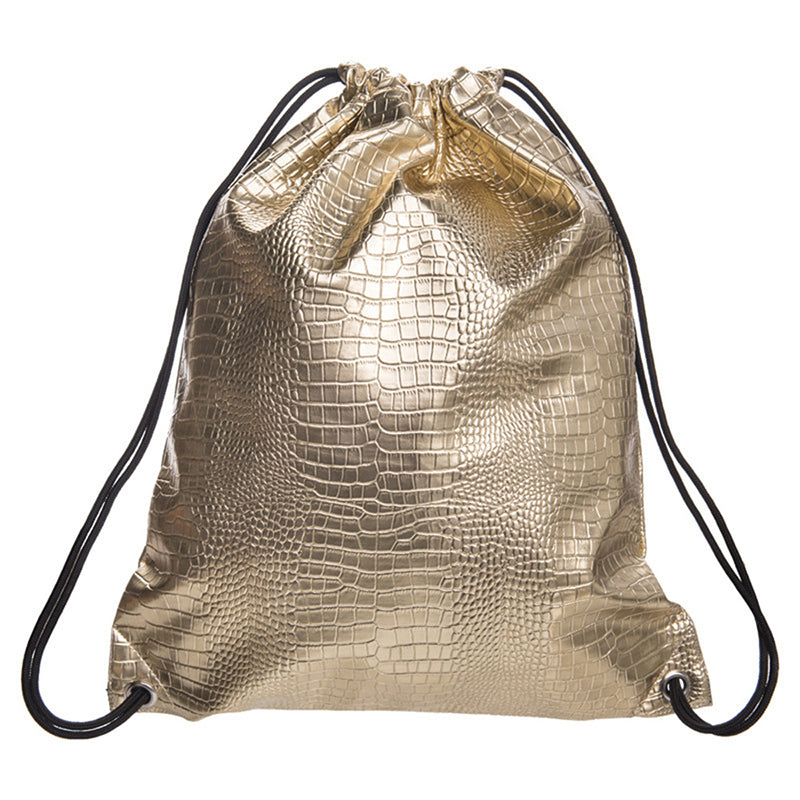 PU leather drawstring bags