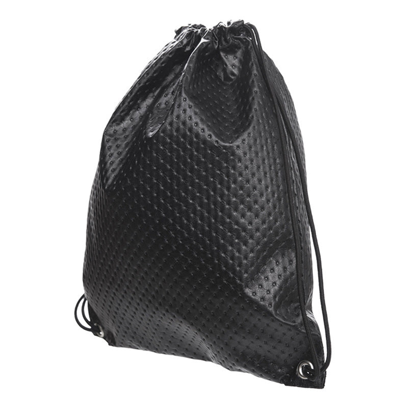 PU leather drawstring bags