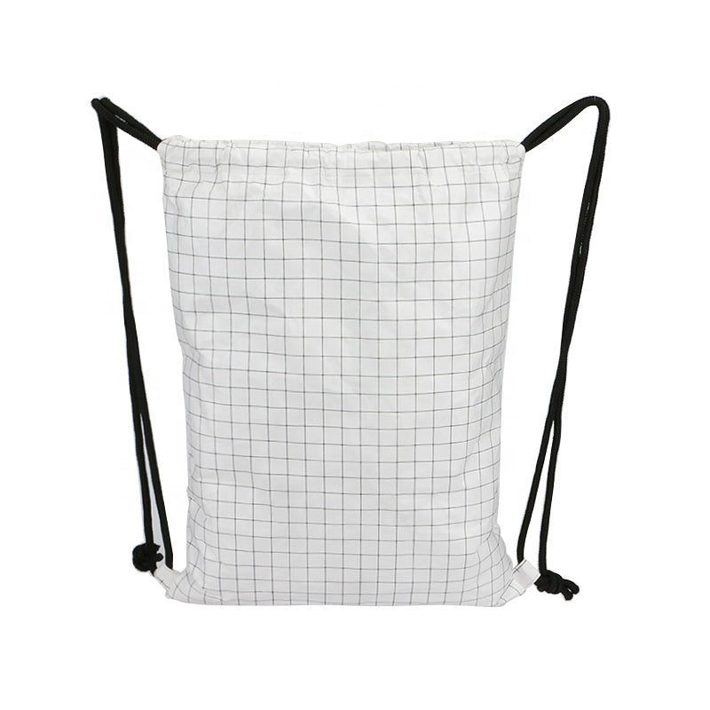 Tyvek paper foldable drawstring bag