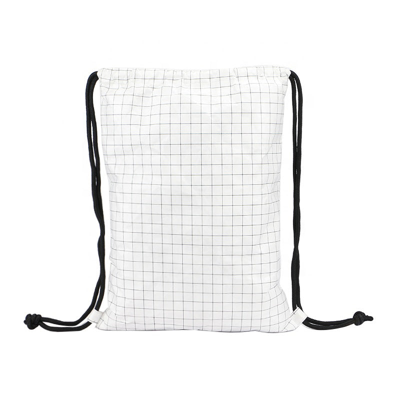 Tyvek paper foldable drawstring bag