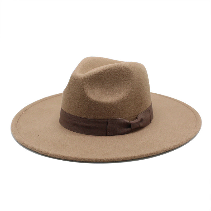 Fashion style cowboy hats with leather belt