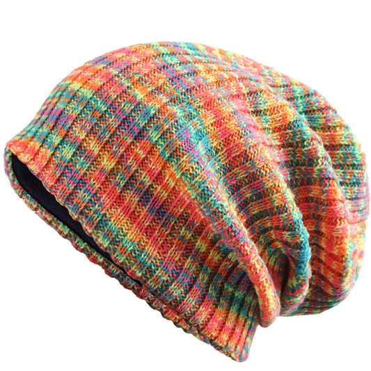 Rainbow lady knitted hats