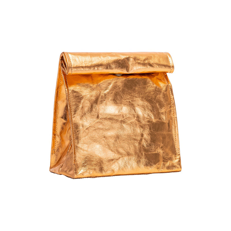 Metallic color kraft paper snack bag