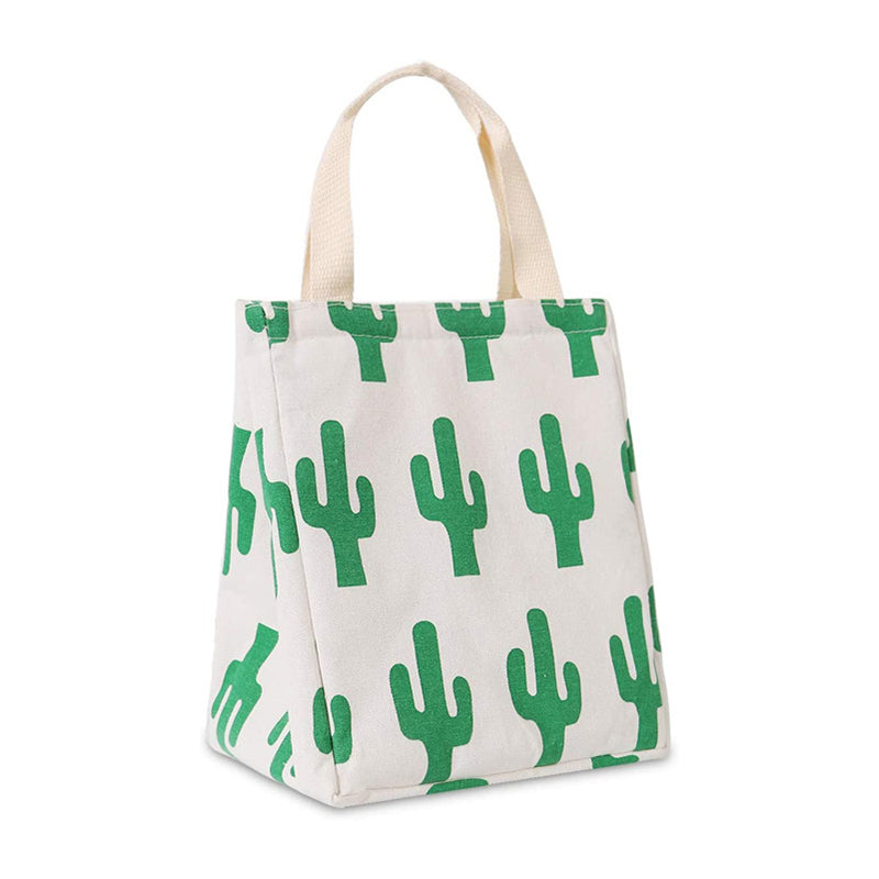 Organic cotton materials lunch bag